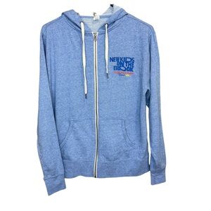 NKOTB Mixed Tape 2019 Blue Tour Hoodie Size small